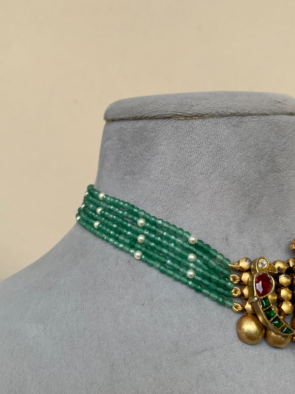 AJ858 Rambaugh Antique Necklace