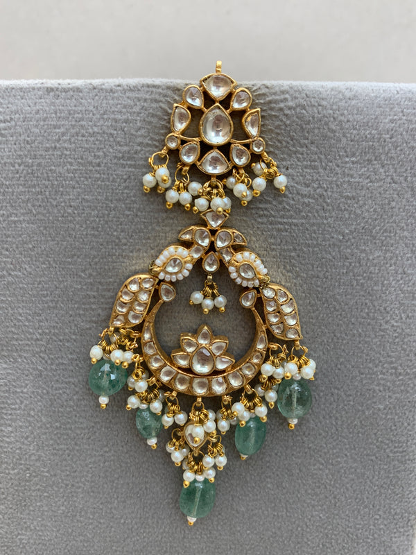 TN293W  Jadau Earrings