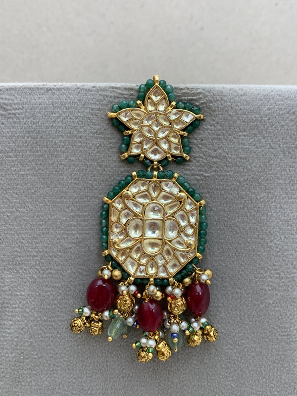 TN902W  Jadau Earrings
