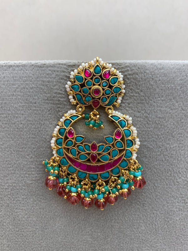 TN909T  Jadau Earrings