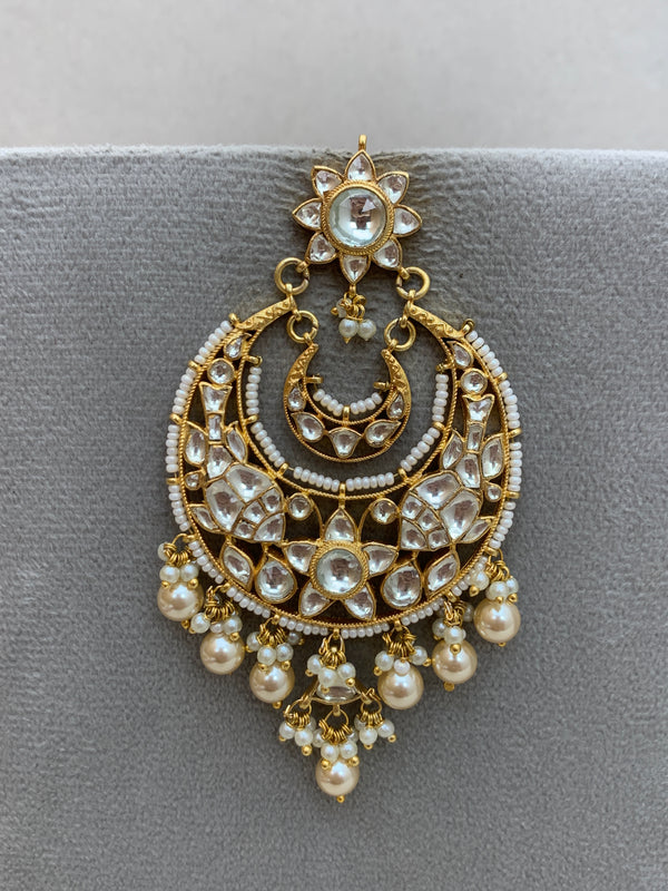 TN936W  Jadau Earrings