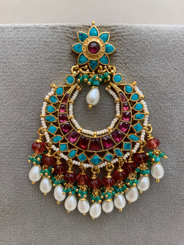 TN917  Jadau Earrings