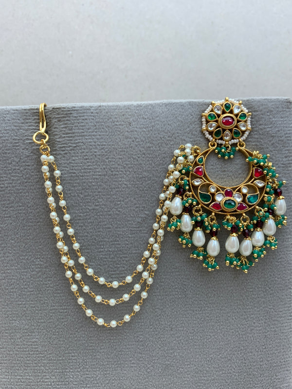 TN915M  Jadau Earrings