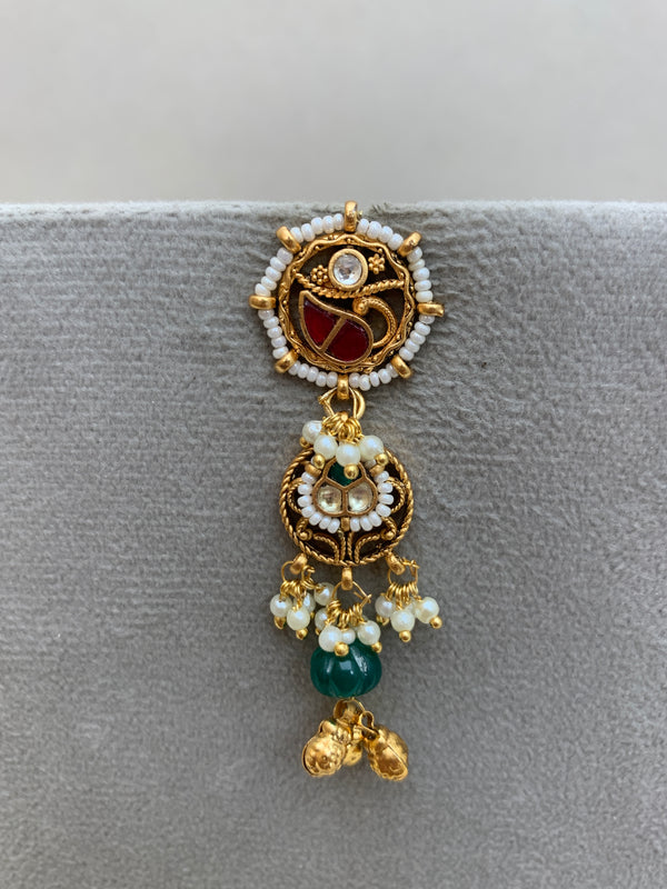 TN847 Jadau Earrings