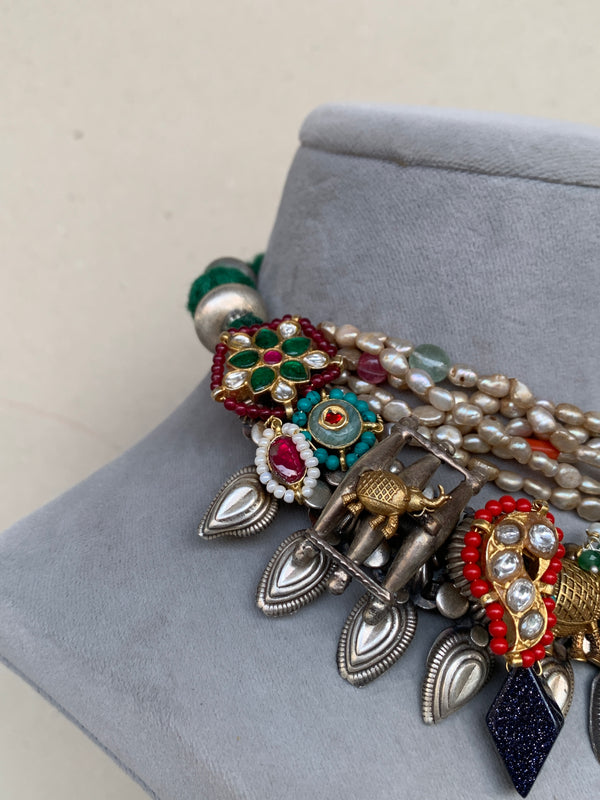 FS188 Maahru Silver Necklace