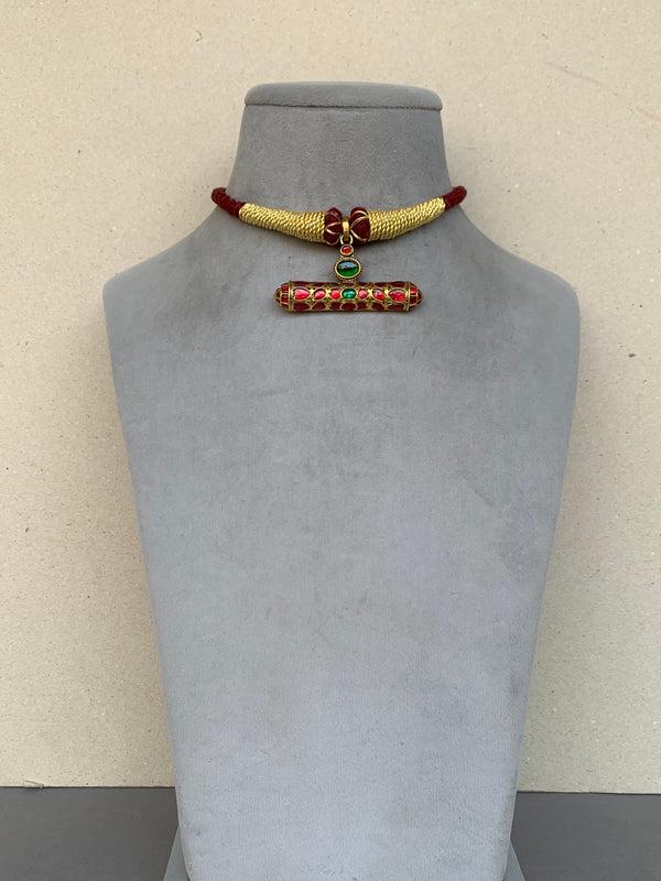 AJ876 Rambaugh Antique Necklace