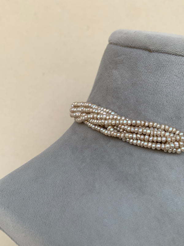 AJ973 Rambaugh Navratna Necklace