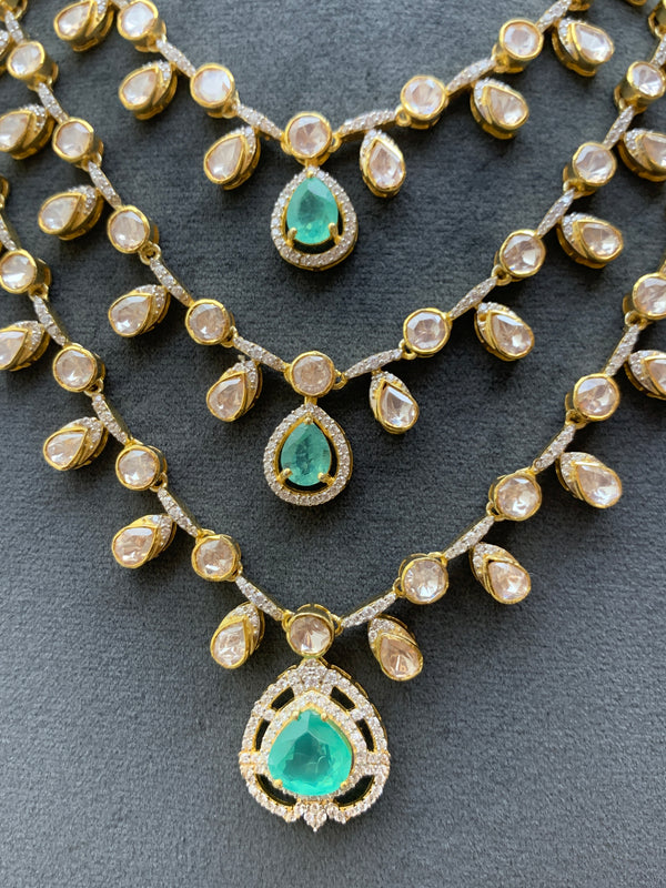 US631  Moissanite Set
