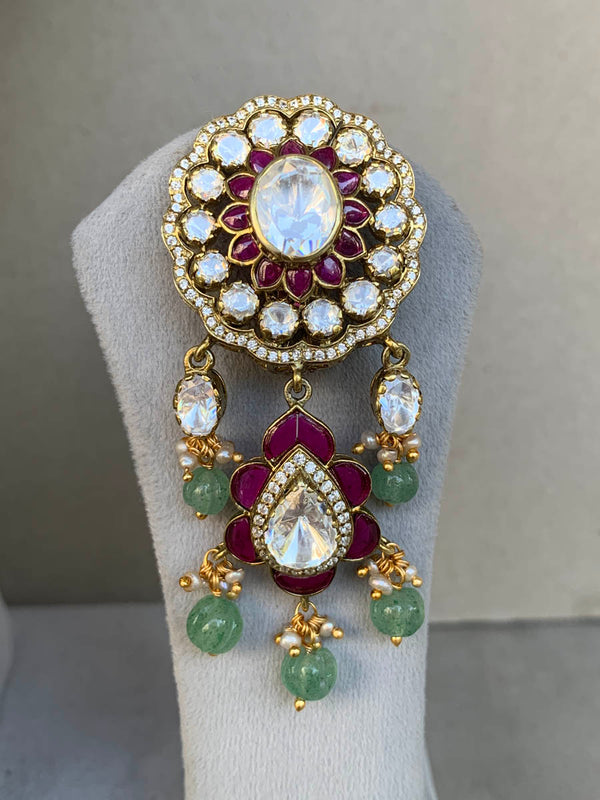 Z1977 Moissanite Set with Earrings