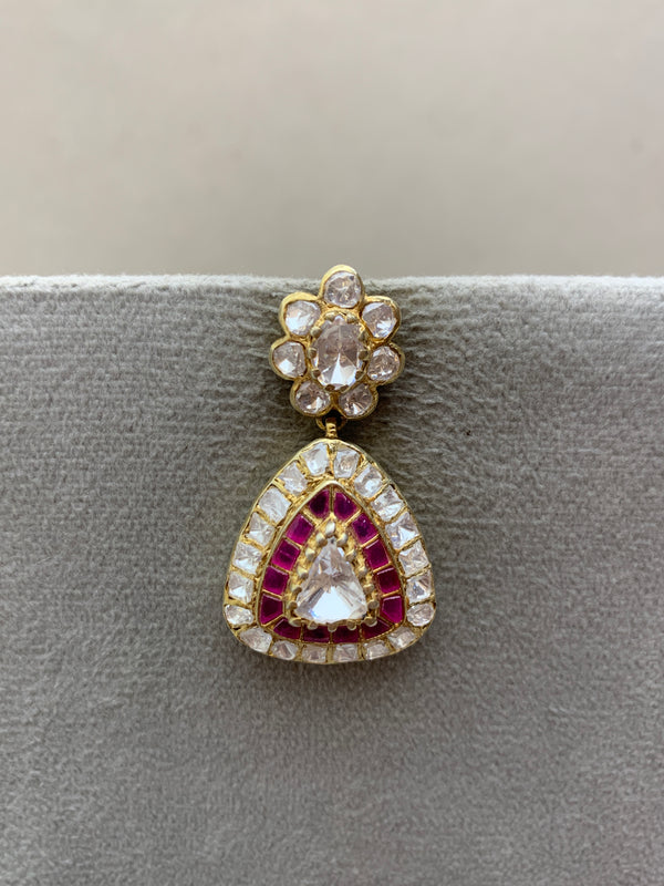 UE315  Moissanite Earrings