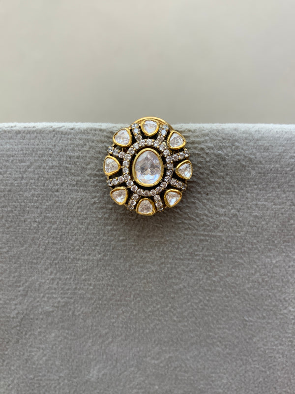 UE108  Moissanite Earrings