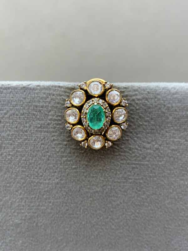 UE218  Moissanite Earrings