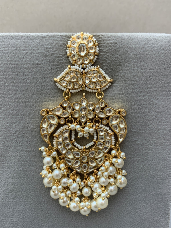 TN944W  Jadau Earrings