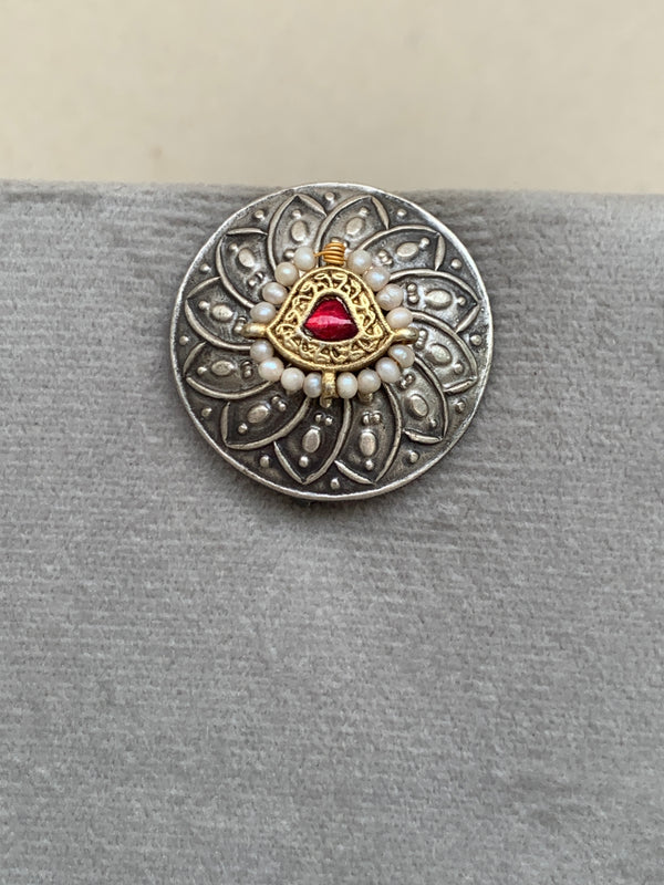 E1737 Maahru Silver Earrings