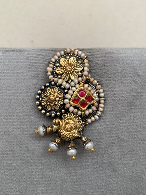 E1705 Maahru Silver Earrings