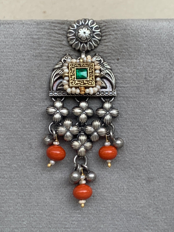 E1741 Maahru Silver Earrings