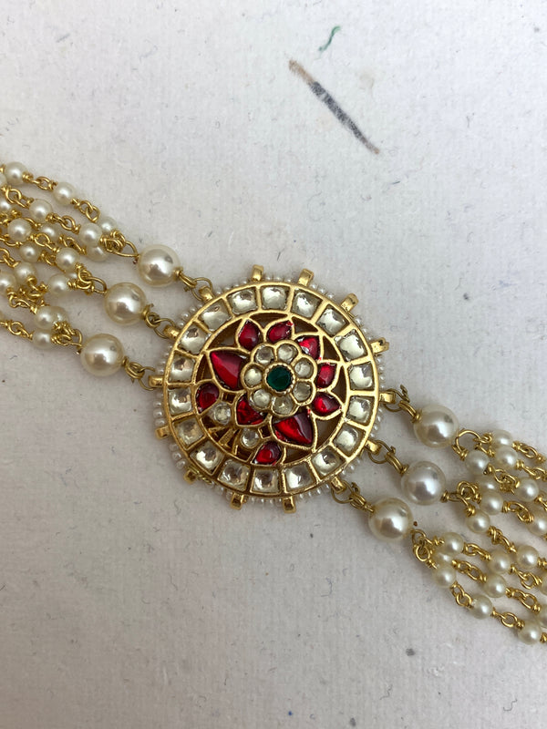 MB997  Antique Jadau Bracelet