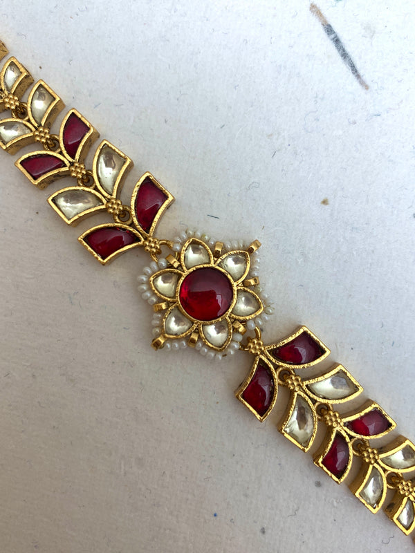 MB814R  Antique Jadau Bracelet