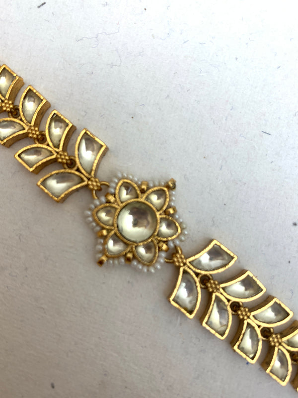 MB814W  Antique Jadau Bracelet