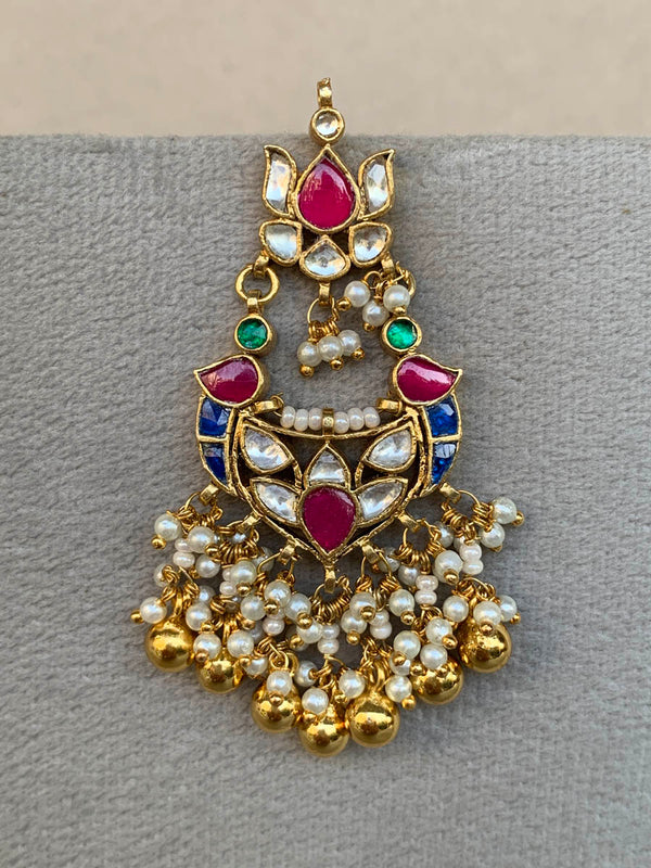 TN351 Multi Jadau Earrings