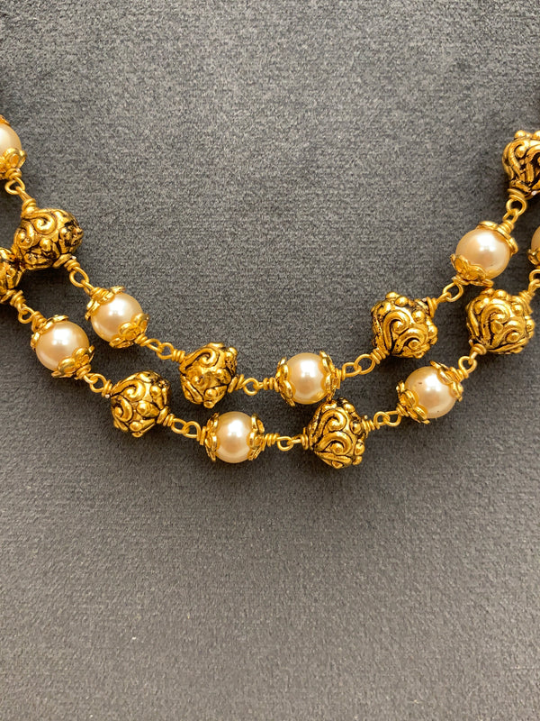 ML386  Antique Mala (92.5 Silver)