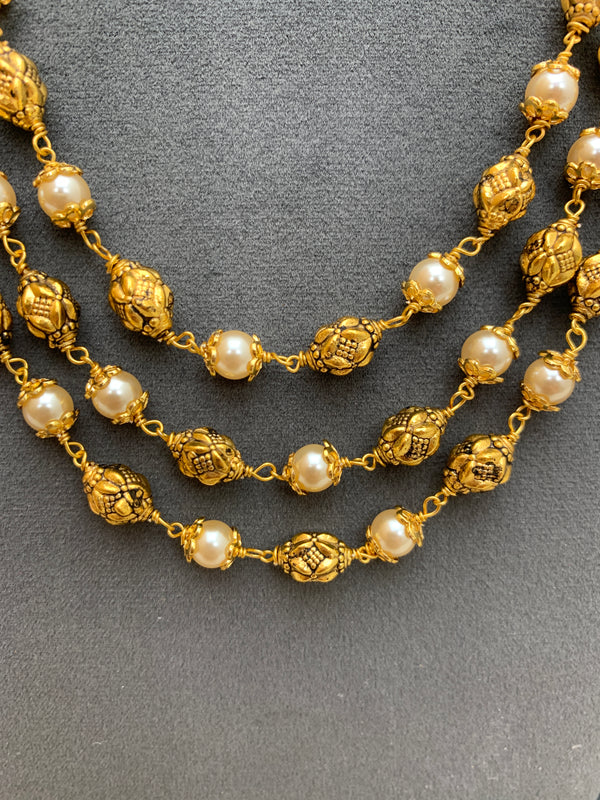 ML384  Antique Mala (92.5 Silver)
