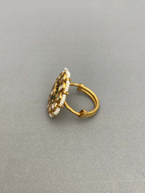 JV649G Heritage Jadau Ring
