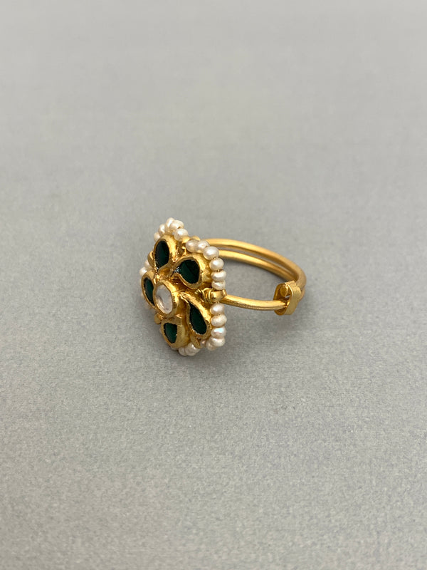 JV682G  Heritage Jadau Ring