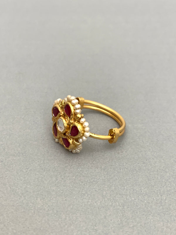 JV682R  Heritage Jadau Ring