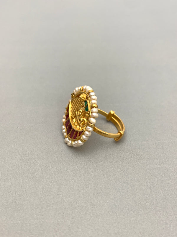JV277  Heritage Jadau Ring