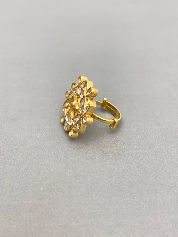 JV675W  Heritage Jadau Ring