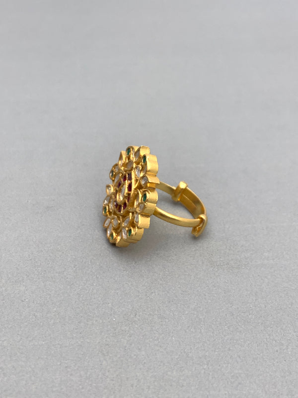 JV676M  Heritage Jadau Ring