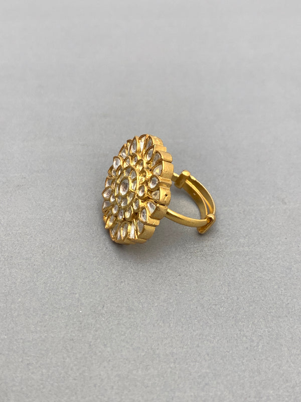 JV674W  Heritage Jadau Ring