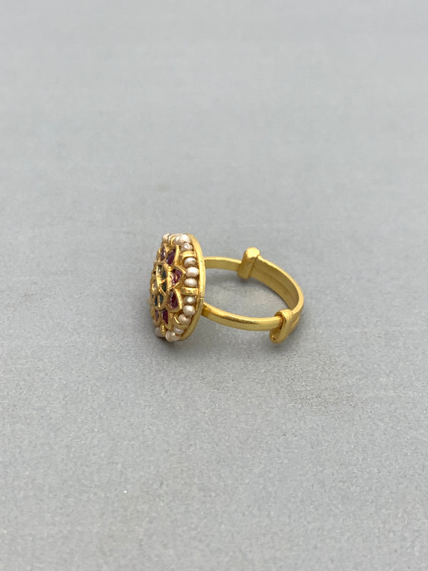 JV641  Heritage Jadau Ring