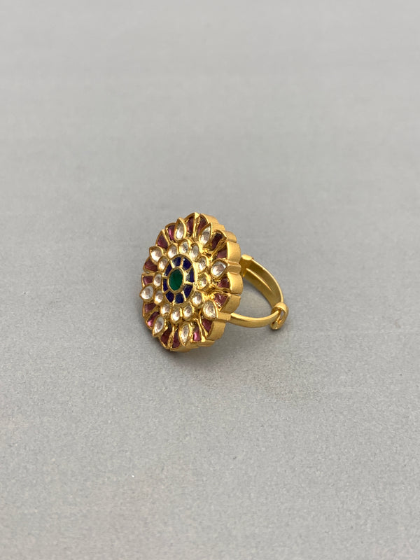 JV674BR  Heritage Jadau Ring