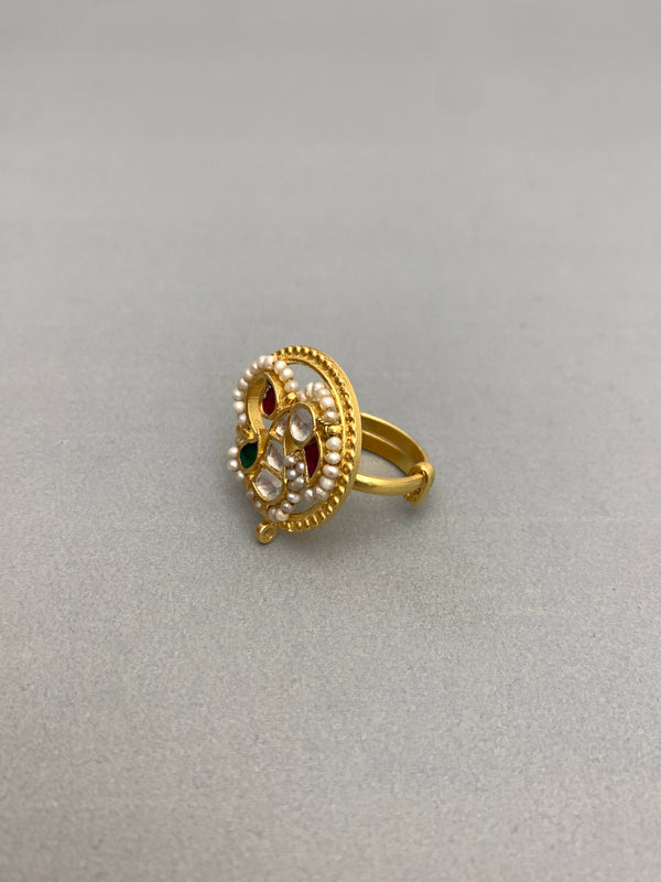JV628  Heritage Jadau Ring