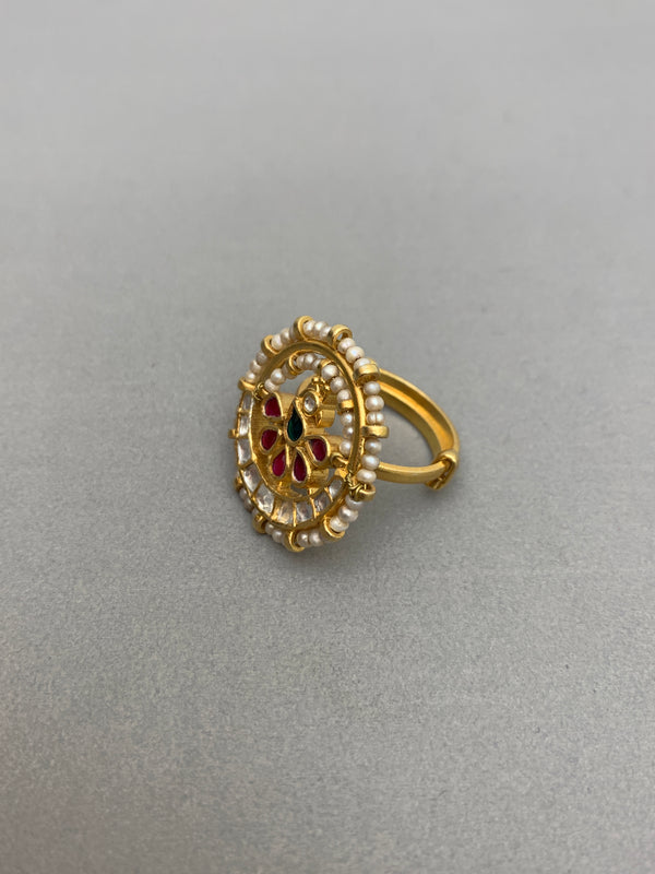 JV634  Heritage Jadau Ring
