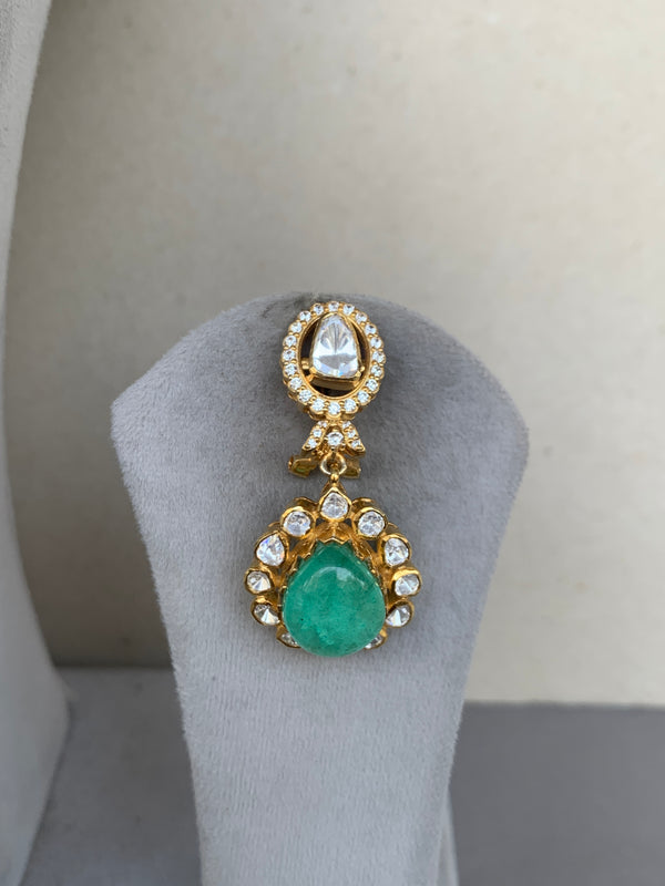 US414 Moissanite Set with Earrings