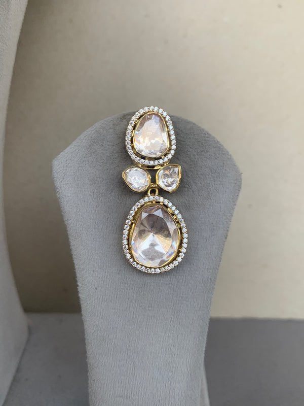 US245 Moissanite Set with Earrings