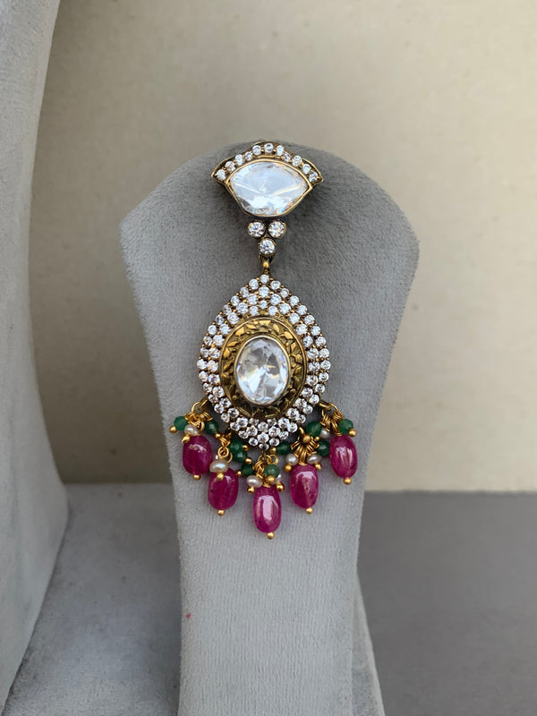 US417 Moissanite Set with Earrings