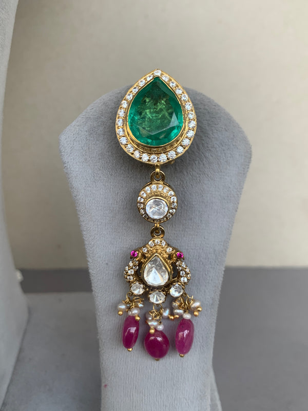 US507 Moissanite Set with Earrings