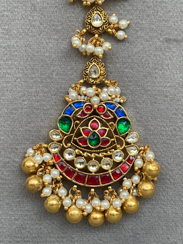 KK698 Multi Jadau Mangtikka