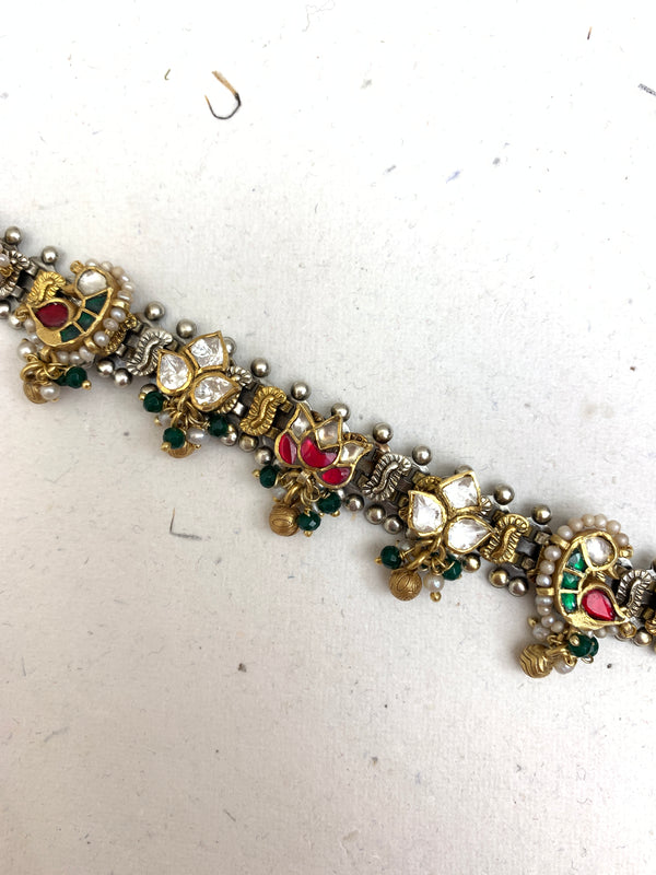 JB973  Maahru Silver Bracelets