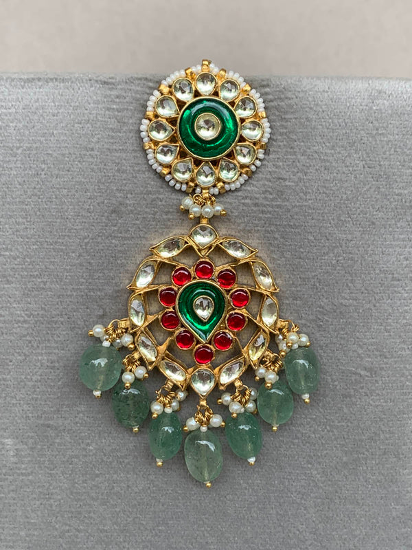 NT437  Jadau Earrings