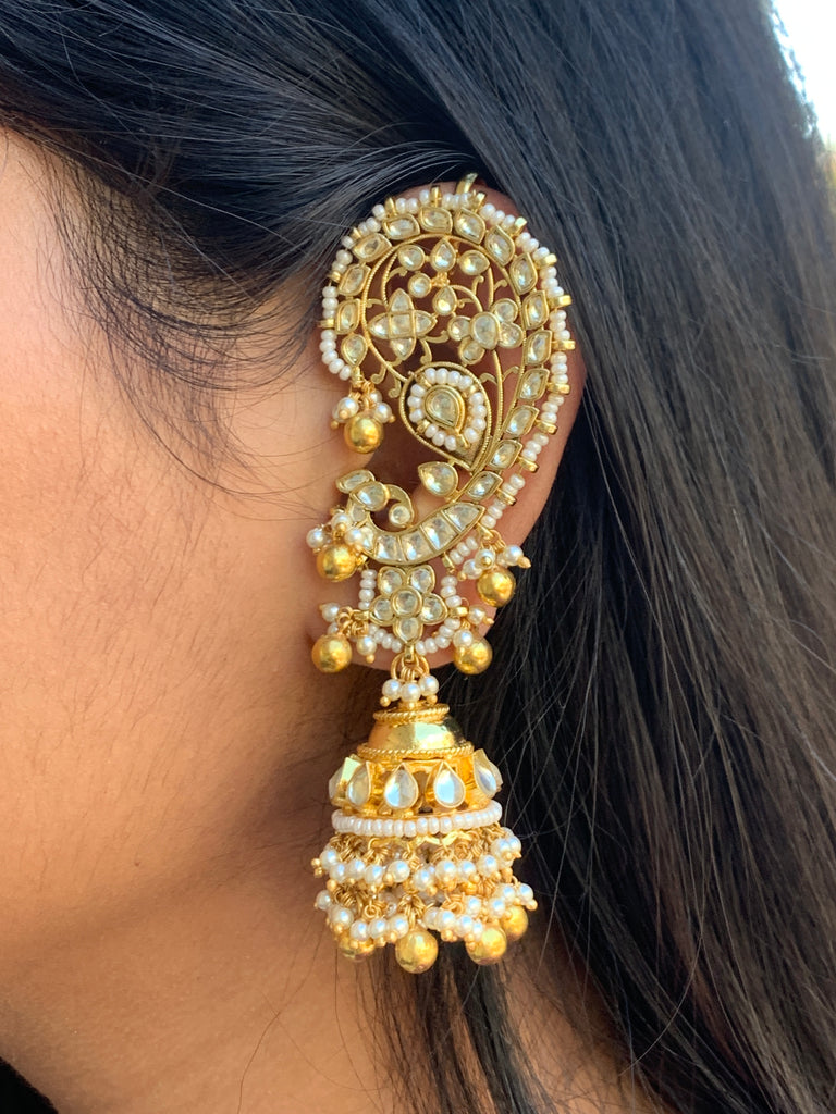 TN589W Kaan Jadau Earrings