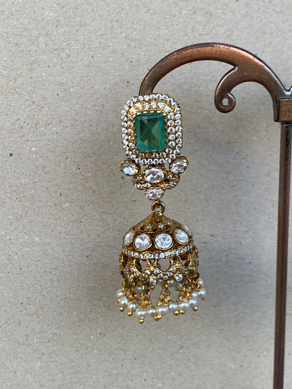 UE214 Moissanite Earrings