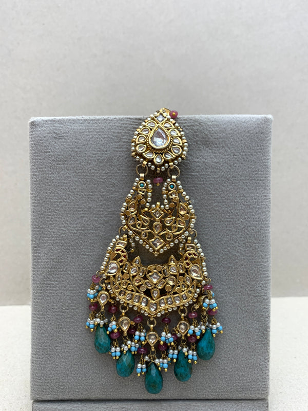 AA1372 Heritage Antique Long Earrings