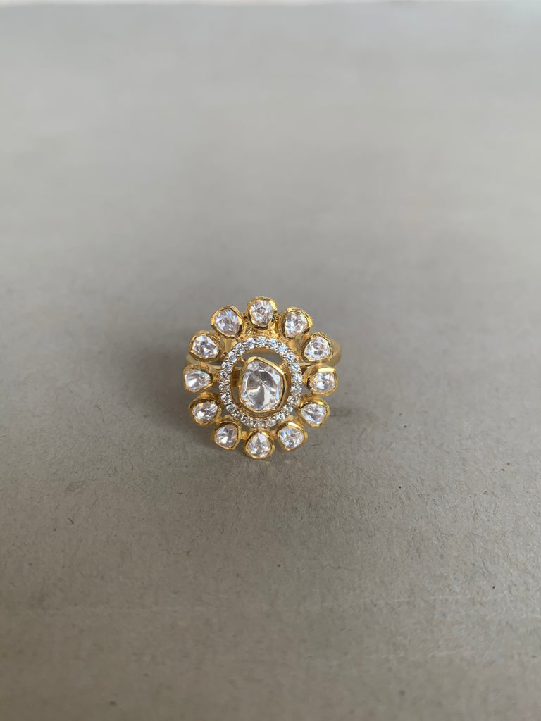 Z11005 Moissanite Silver Ring