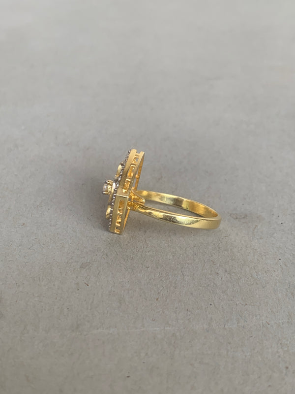 Z1766 Moissanite Silver Ring