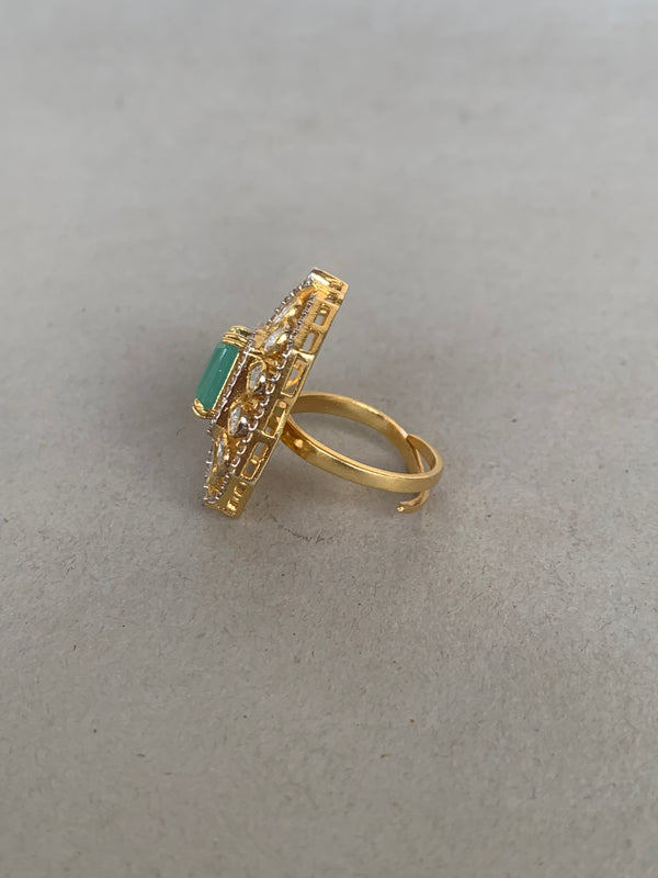 UA23 Moissanite Silver Ring